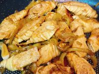 酸菜炒素腸