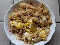 蔥爆沙茶雞絲炒飯