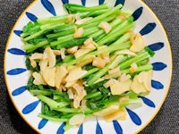 干貝扒菜膽