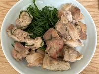 水蓮與雞腿肉