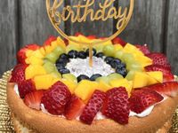 彩虹水果戚風蛋糕🎂