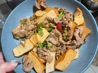 辣炒豆乾豬肉