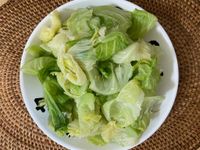 蒜炒高麗菜心