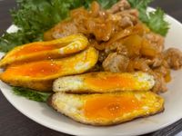 油揚げの巾着たまご
