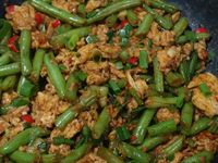 椒鹽四季豆炒蛋