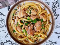 蔥油雞炒烏龍