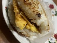 玉筍燒肉米漢堡