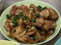 蔥燒菇菇雞