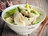 味噌烏魚湯