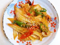 椒麻涼拌娃娃菜(五辛素)
