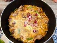 親子丼-朝日鍋