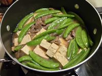 甜豆牛五花壽喜燒