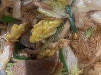 韭菜肉排絲冬粉