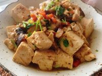 味噌燒香菇豆腐（全素）