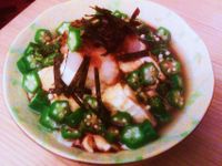 日式小點[秋葵冷豆腐配蘿蔔泥]