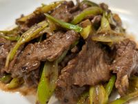 大蔥蔥爆牛肉