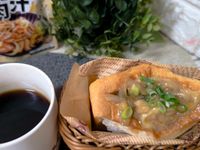 龜甲萬味自慢薑汁燒肉醬｜起司豬肉口袋吐司