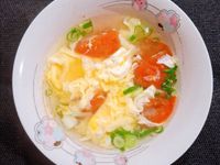 番茄蛋花清湯