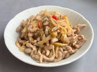 榨菜炒肉絲