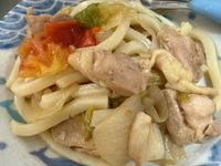 親子共食~日式青蔬雞肉烏龍麵