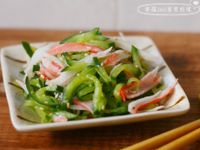 芝麻油拌小黃瓜蟹肉絲
