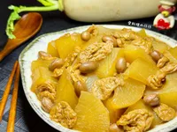 白蘿蔔土豆麵筋清滷|瓦斯爐/電鍋/電子鍋