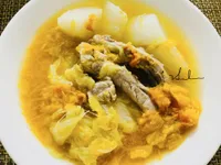 南瓜白蘿蔔豬肋湯/零廚藝