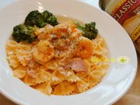 【Classico義遊味境】鮮蝦培根奶黃蝴蝶麵
