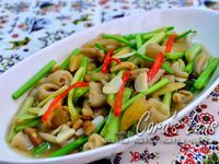 【可拉的鏡頭】芹菜炒鴨腸
