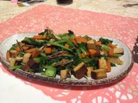 ~WV喜樂廚房~ 新鮮雪菜豆干煮