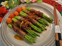 香煎蘆筍牛肉卷