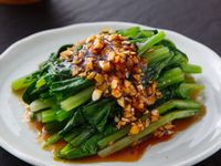 蒜拌菠菜(免用油)
