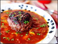 蘑菇漢堡肉