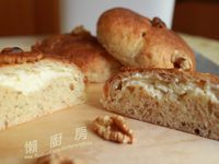 核桃奶油乳酪麵包『Panasonic製麵包機』