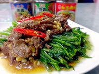 空心菜沙茶牛肉【牛頭牌端午好香拌】