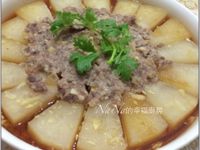 「鹹冬瓜」肉餅蒸「鮮冬瓜」
