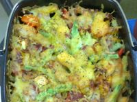 [氣炸鍋料理]焗烤海鮮蔬菜總匯