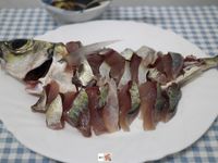 竹莢魚刺身