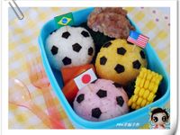 【親子食堂】瘋世足~彩色足球便當