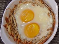 【懶小希】馬鈴薯「鳥巢蛋」