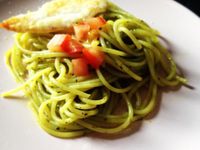 【空姐愛煮菜】青醬鮮魚義大利麵