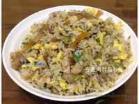 五花肉舞菇炒飯