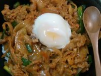 溫泉蛋~泡菜豬肉蓋飯   淬釀決勝料理