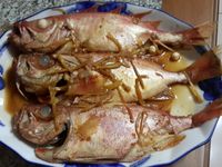 薑燒紅目鰱魚