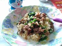 10分鐘炒飯-【菠菜牛肉炒飯】