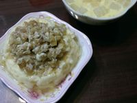 [創意]蒸的噢～栗子蘋梨雞蛋布丁