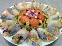 ♥憶柔蔬食♥素食年菜~越南粉皮蔬菜捲