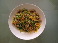 青椒炒肉末
