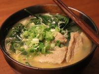 麻油豬枸杞葉麵線