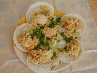 蒜蓉粉絲蒸扇貝
